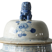 Hand-Painted Temple Jar
