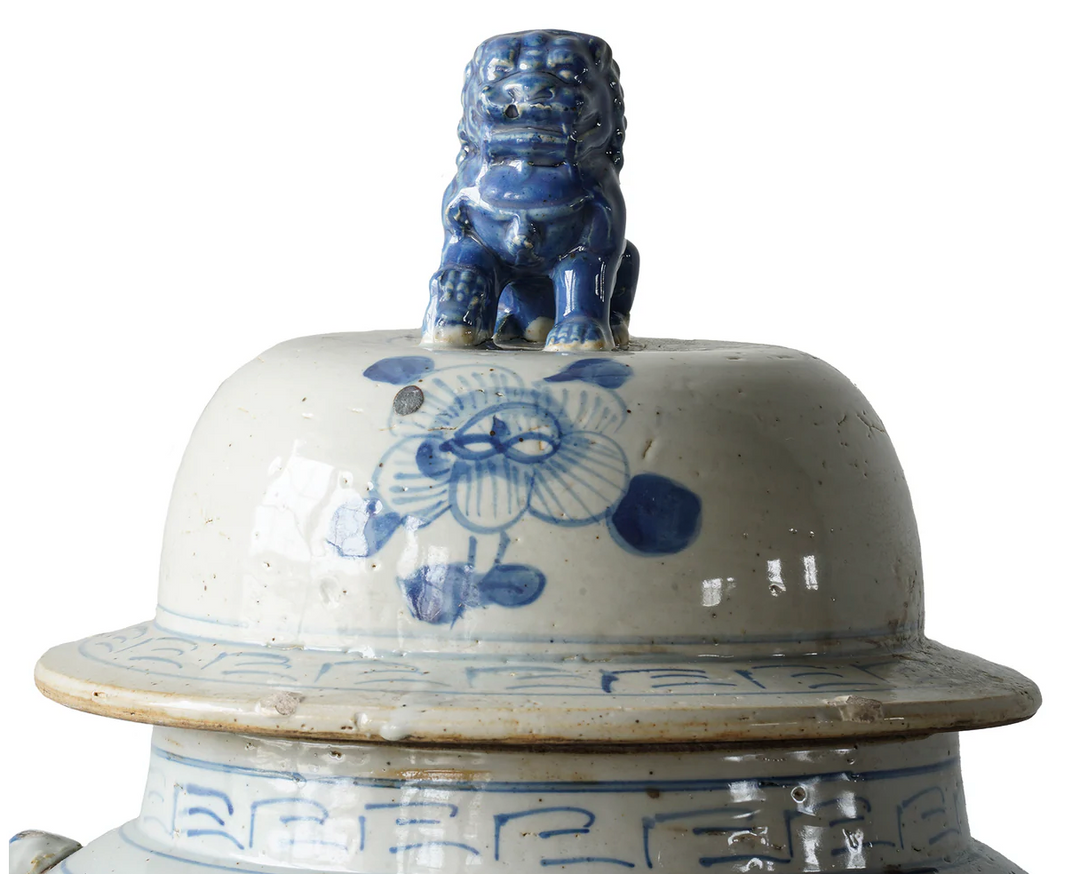 Hand-Painted Temple Jar