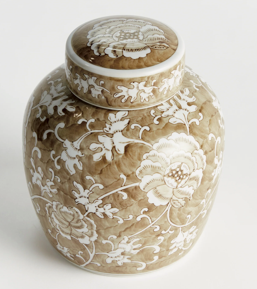 Sheng Lotus Lidded Jar