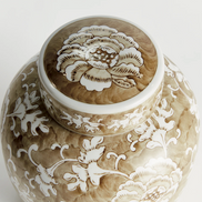Sheng Lotus Lidded Jar