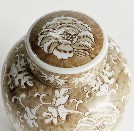 Sheng Lotus Lidded Jar
