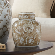 Sheng Lotus Lidded Jar