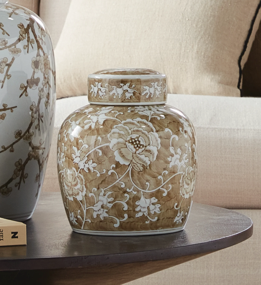 Sheng Lotus Lidded Jar