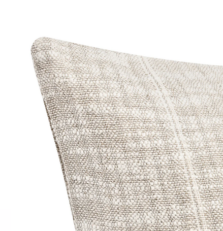 Sova 22" x 22" Pillow-Natural/Ivory