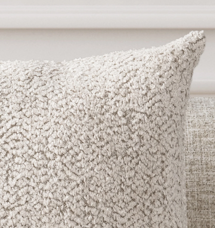 Luma 22"x22" Pillow-Ivory/Natural