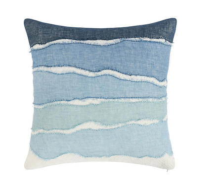 Vikran 22"x22" pillow-Capri Blue