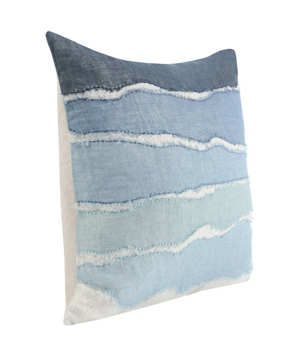 Vikran 22"x22" pillow-Capri Blue