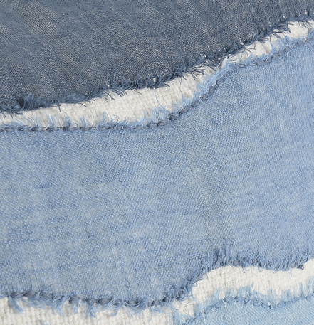 Vikran 22"x22" pillow-Capri Blue