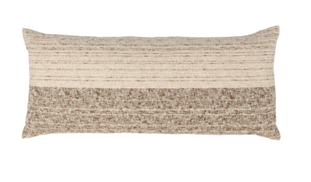 Zerin 16"x36" Pillow-Cocoa/Brown