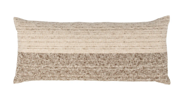 Zerin 16"x36" Pillow-Cocoa/Brown