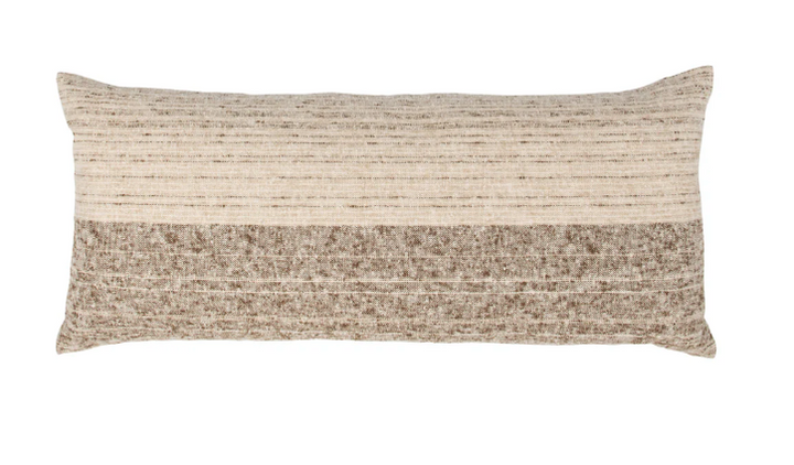 Zerin 16"x36" Pillow-Cocoa/Brown