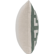 Fret Pillow-Jade Green