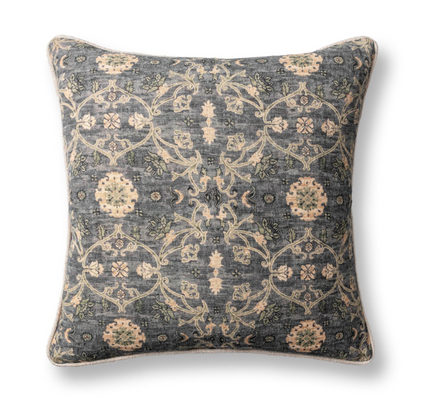 Ella 22"x22" Pillow-Blue Sea Multi