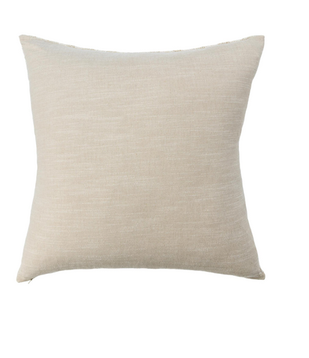 Sara 26"x26" Pillow-Natural/Ivory