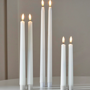 Flameless Taper Candles