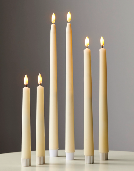 Flameless Taper Candles