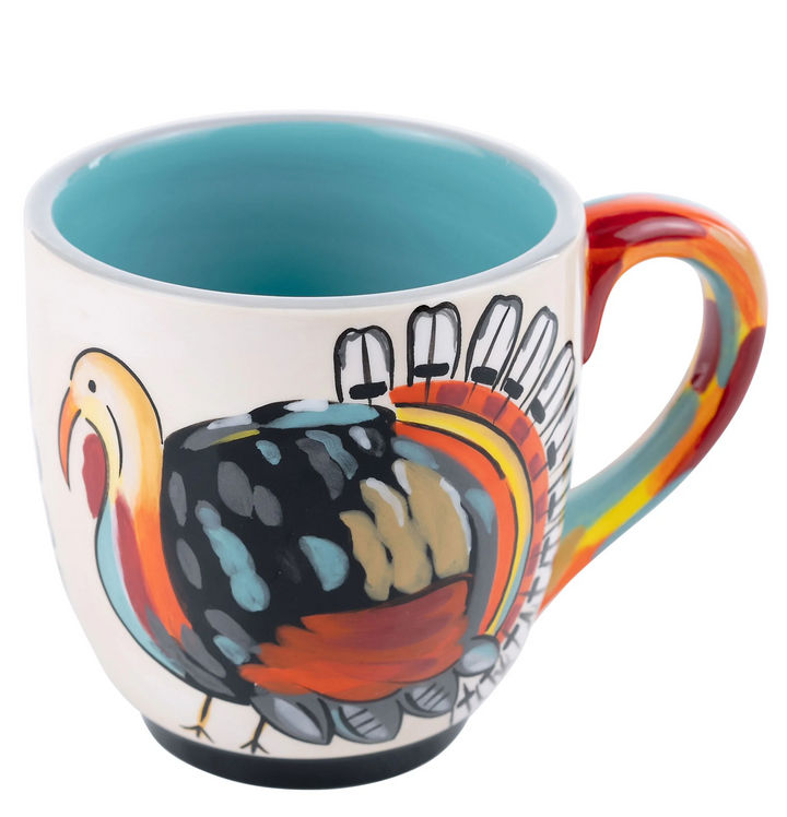 Finger Paint Turkey Mug