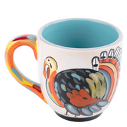 Finger Paint Turkey Mug