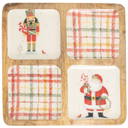 Holiday Happiness 4 Sectioned Tray