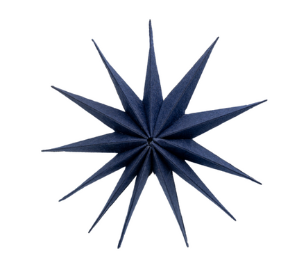 Felted Honeycomb Snowflake Ornament