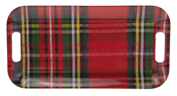 Classic Check Melamine Tray