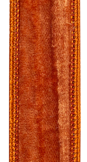 Copper Velvet Touch Wired Ribbon 1