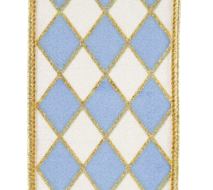 Harlequin Diamond Wired Ribbon 2.5