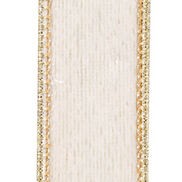 Snowfall Velvet Plush Wired Ribbon 1