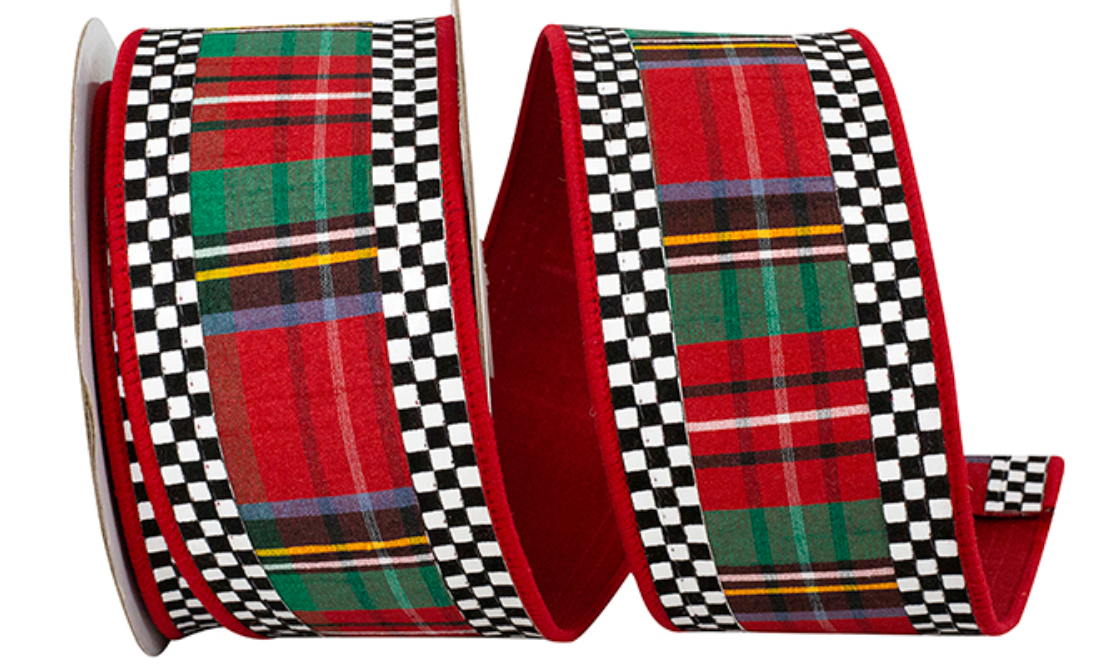 Holiday Manor Wired Ribbon 2.5