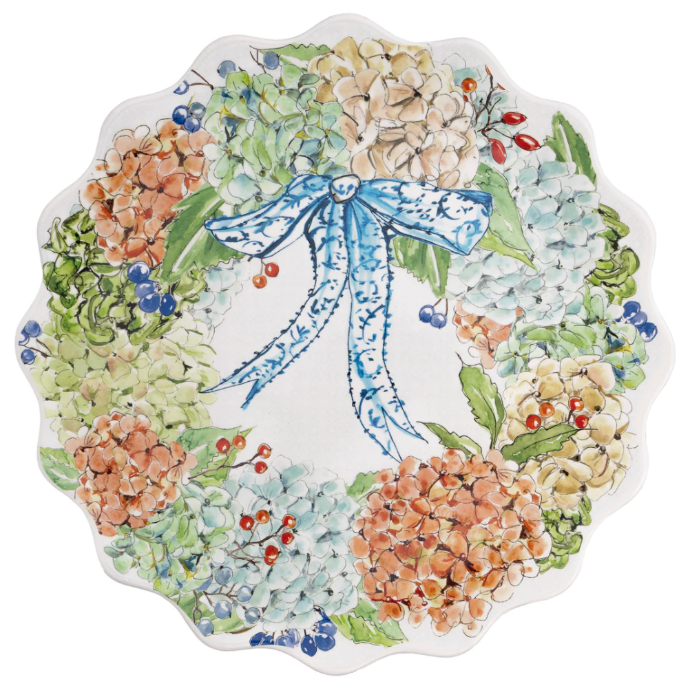 Fall Hydrangea 12" Platter