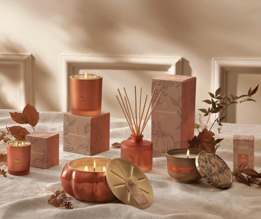 Pumpkin Laurel Large Statement Candle