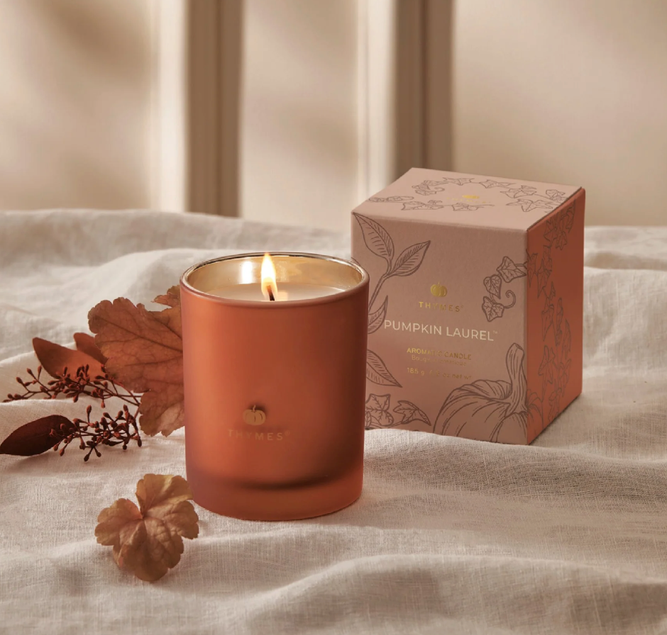 Pumpkin Laurel Boxed Candle