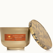 Pumpkin Laurel Poured Candle Tin with Gold Lid