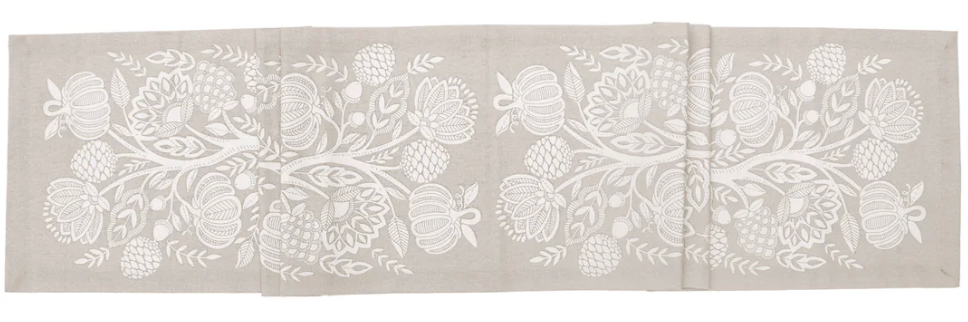 Francis Cream Table Runner