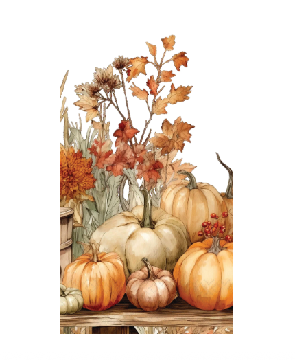 Autumn Abundance Guest Towel