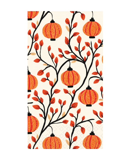 Pumpkin Branches Guest Towel