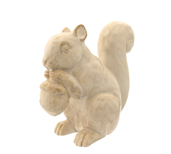Stoneware Squirrel Figurine