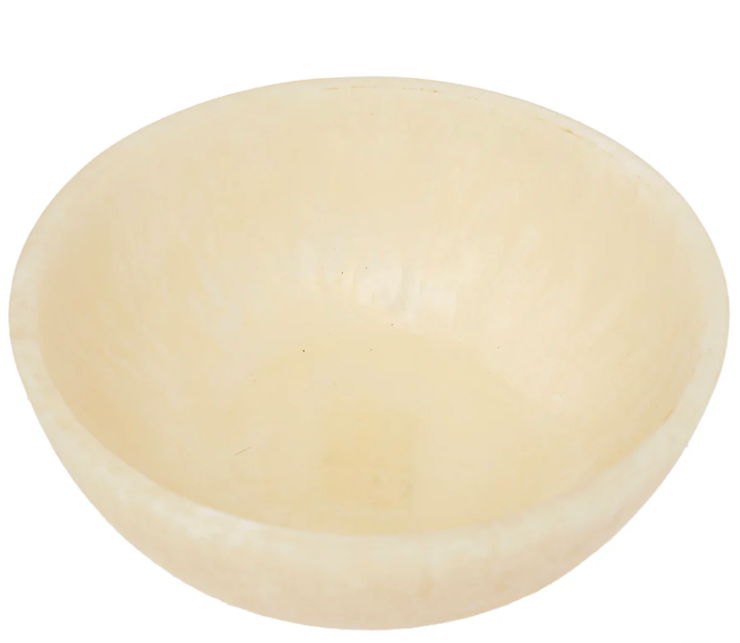 Cream Resin Bowl Small
