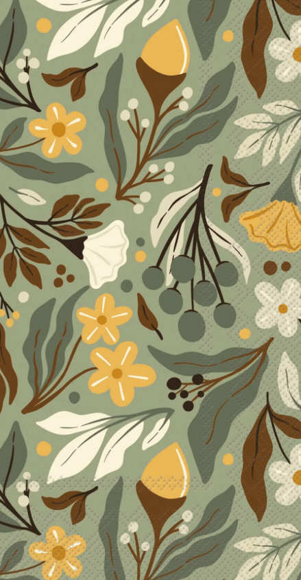 Autumn Acorn Guest Towel