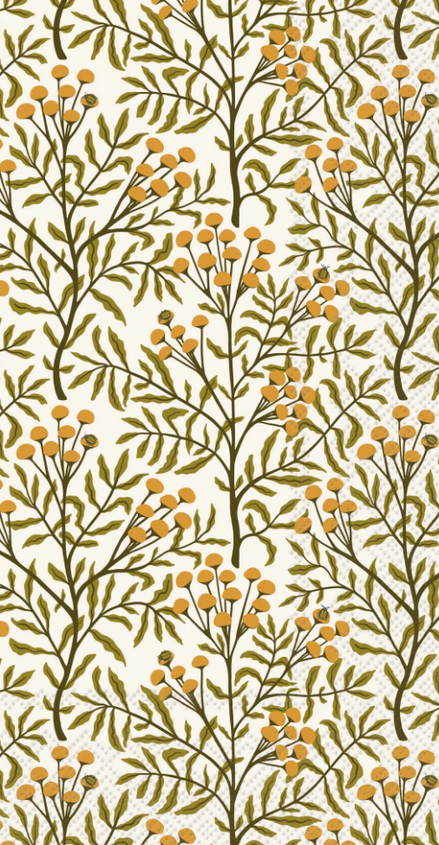 Autumn Acorn Tansy Guest Towel