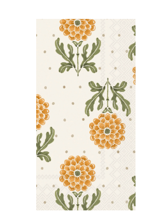 Simple Yellow Flower Guest Towel