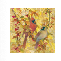 Autumn Flight Cocktail Napkin