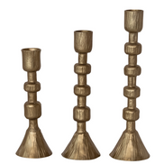 Hand-Forged Iron Taper Holders