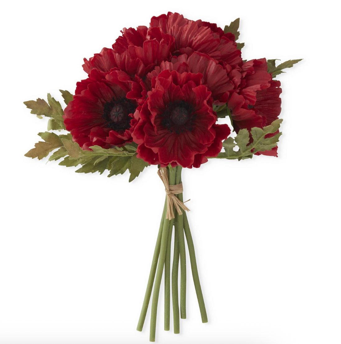 12.5" Red Real Touch Poppy Bundle