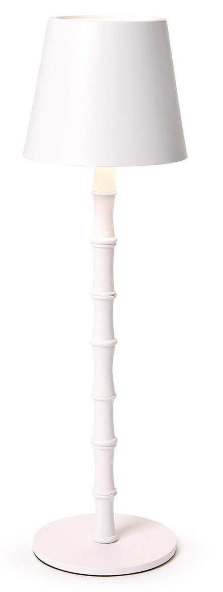 LED White Bamboo Lamp