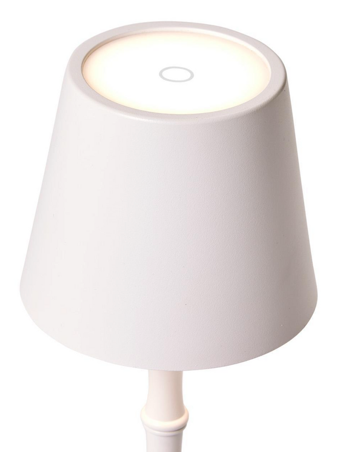LED White Bamboo Lamp