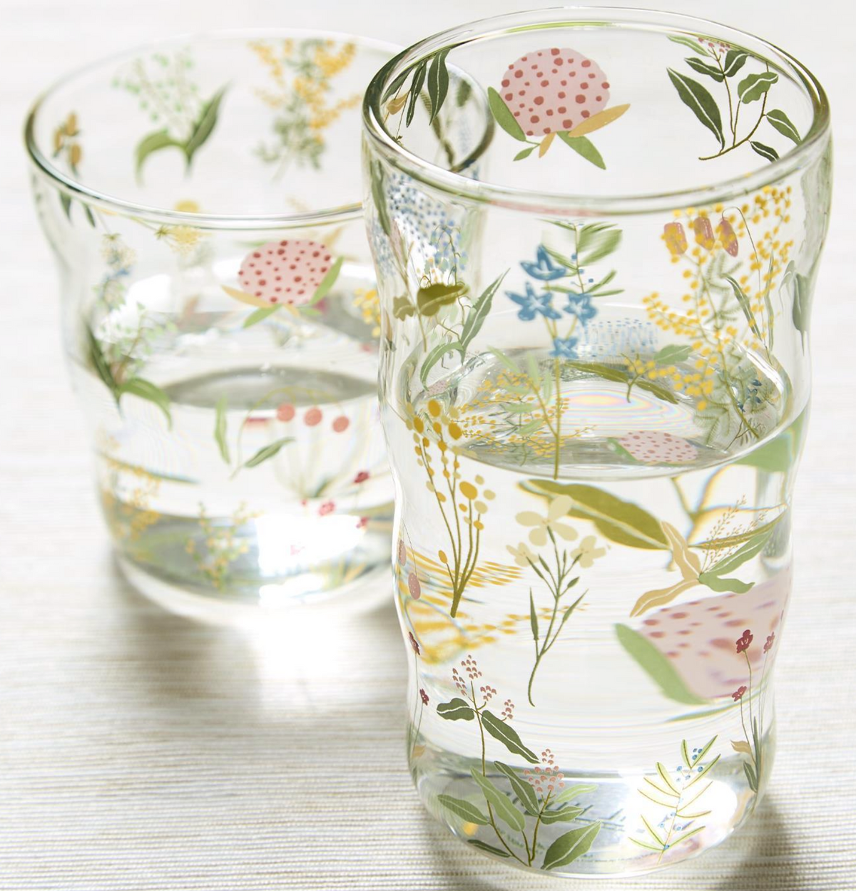 Botanical Bliss Drinking Glass