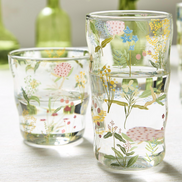 Botanical Bliss Drinking Glass