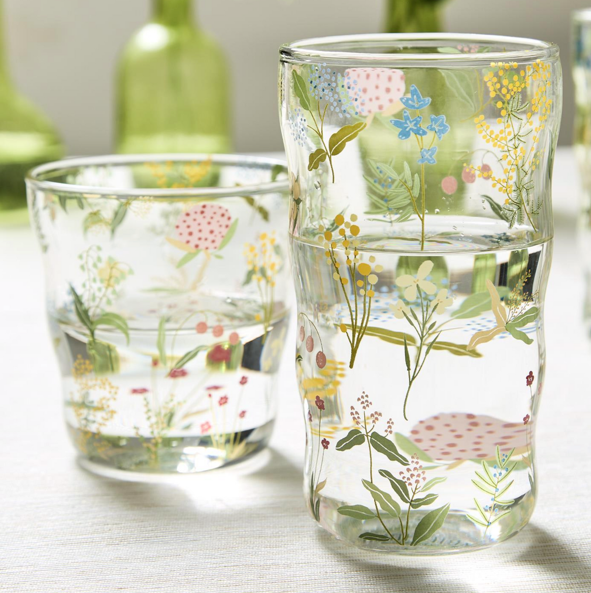 Botanical Bliss Drinking Glass