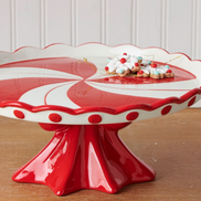 Scalloped Bow Cake Stand